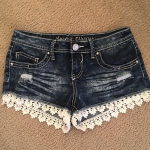 Almost Famous sz 3 denim shorts